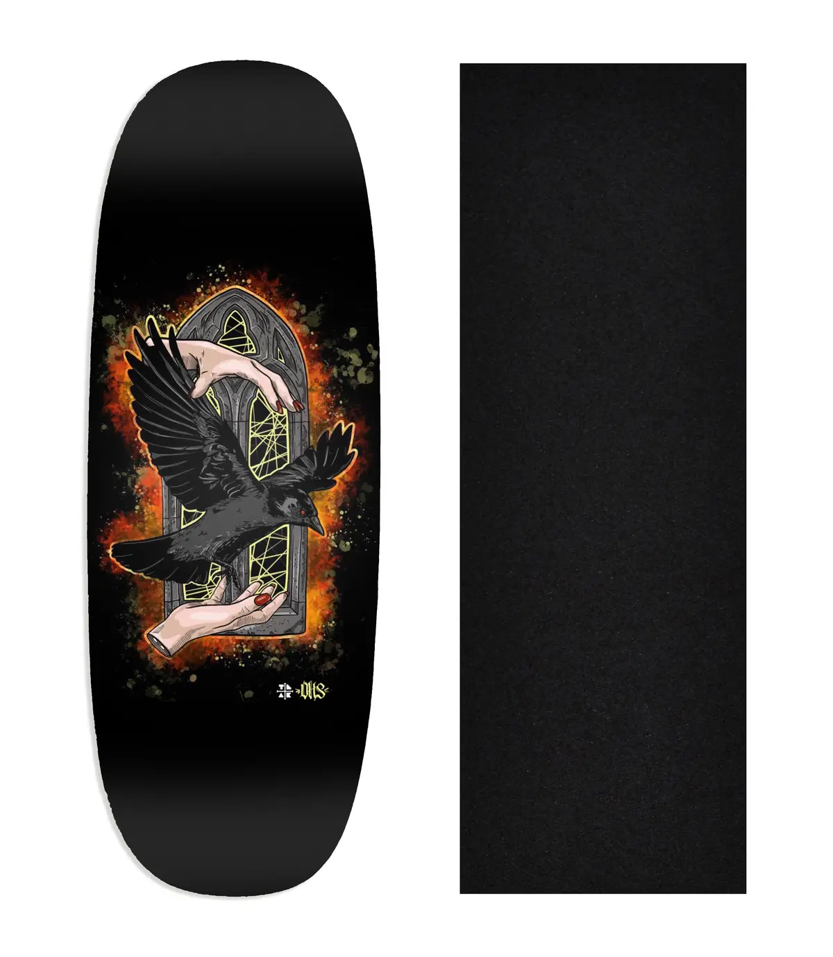 Heat Transfer Graphic Wooden Fingerboard Deck, @Onehandskate - Entry#147 4
