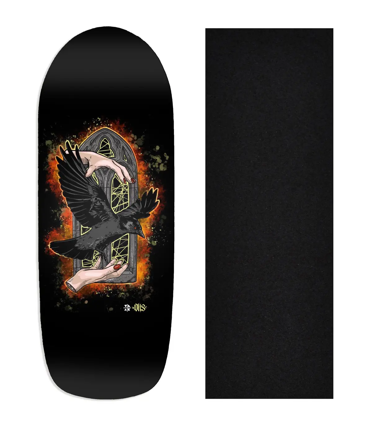 Heat Transfer Graphic Wooden Fingerboard Deck, @Onehandskate - Entry#147 5
