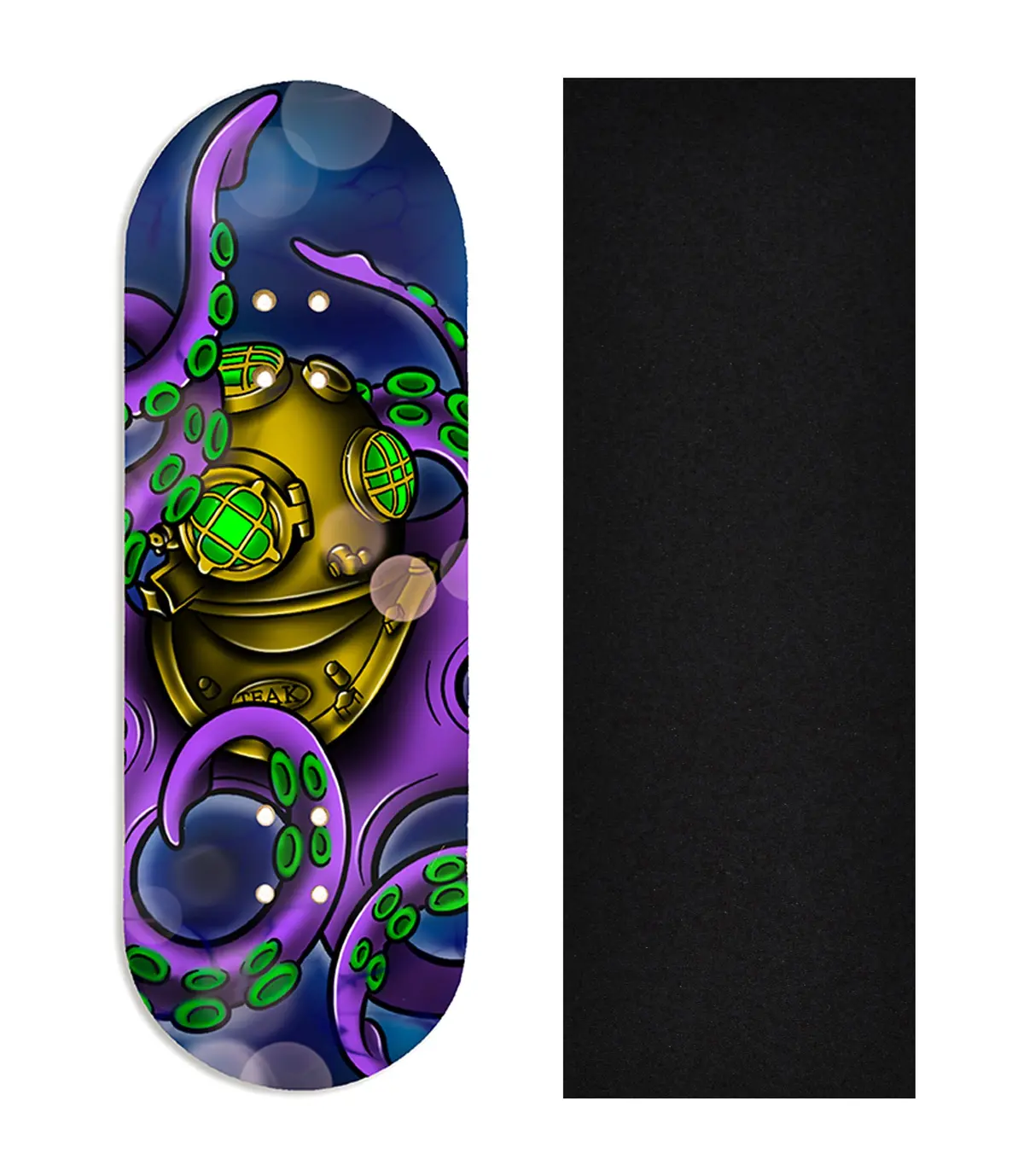 Heat Transfer Graphic Wooden Fingerboard Deck, @Solemn.Fb - Entry#51 1
