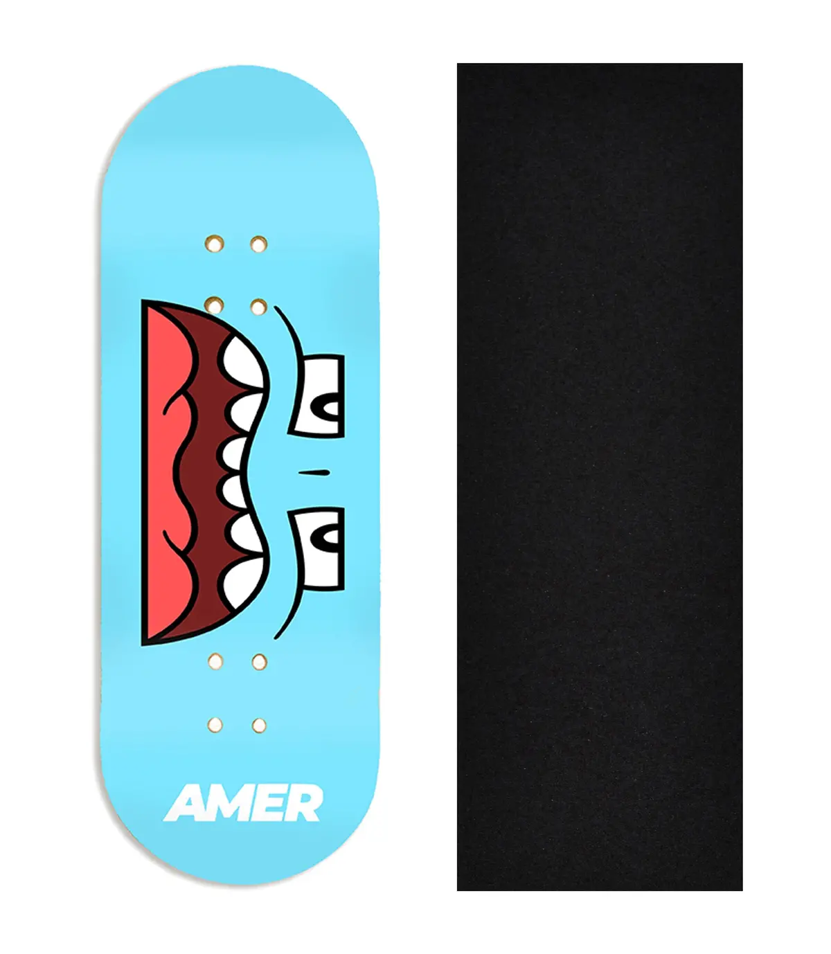 Heat Transfer Graphic Wooden Fingerboard Deck, Amer - Entry#52 1