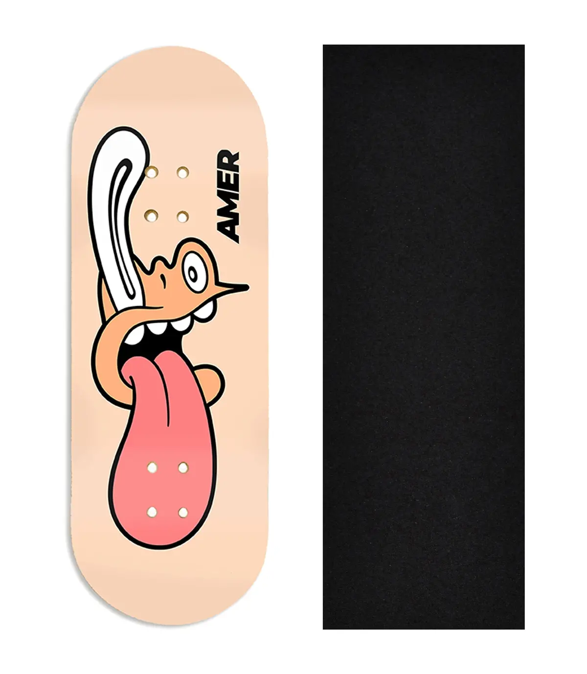 Heat Transfer Graphic Wooden Fingerboard Deck, Amer - Entry#53 1
