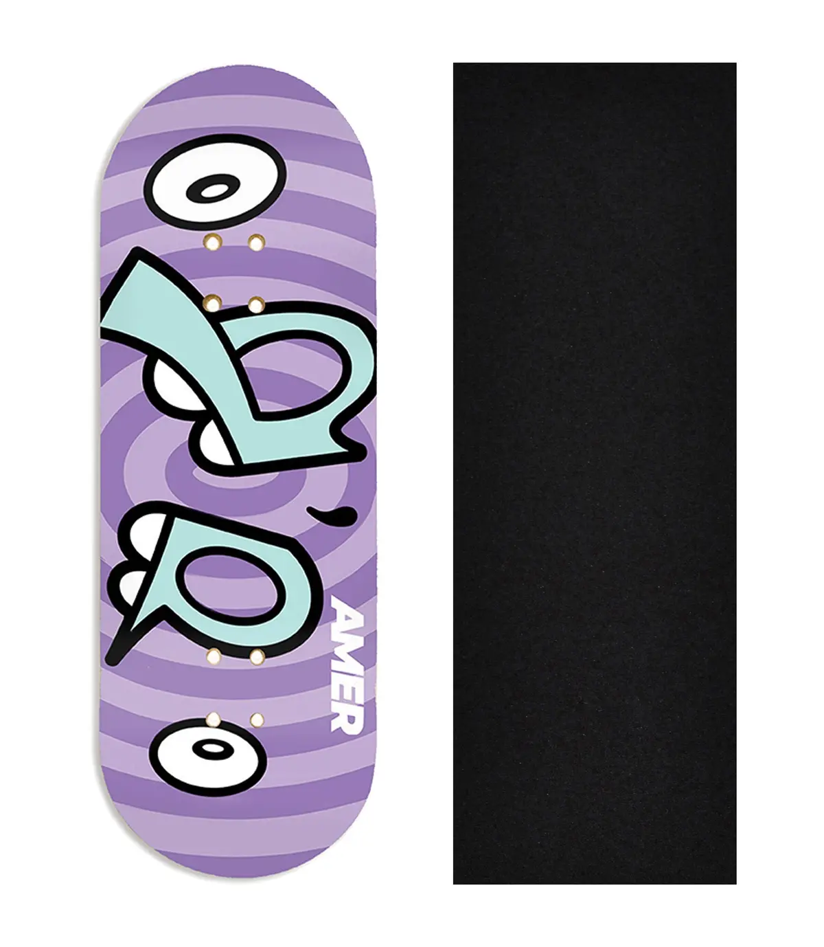 Heat Transfer Graphic Wooden Fingerboard Deck, Amer - Entry#54 1
