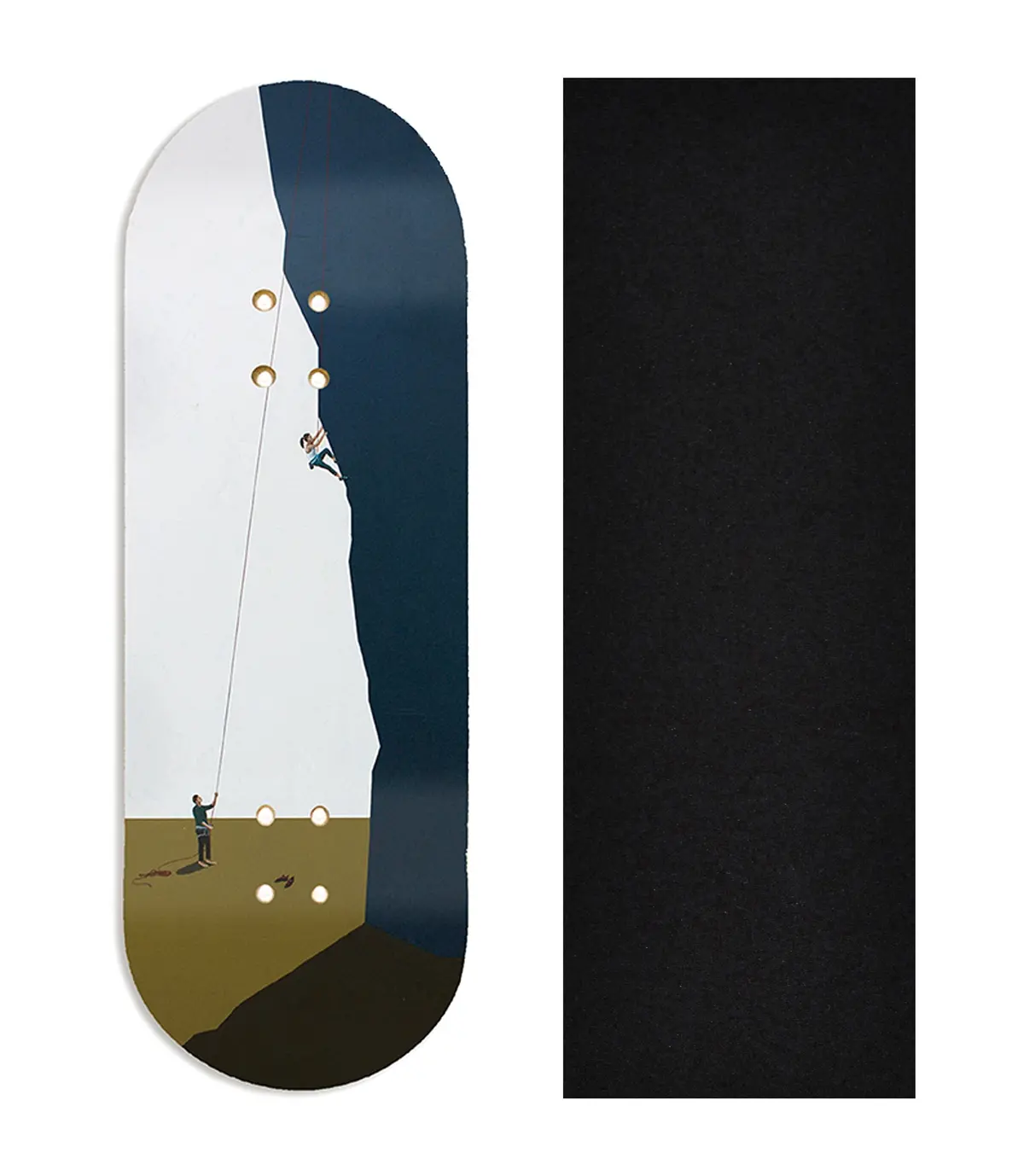 Heat Transfer Graphic Wooden Fingerboard Deck, Samual Walker - Entry #80 1