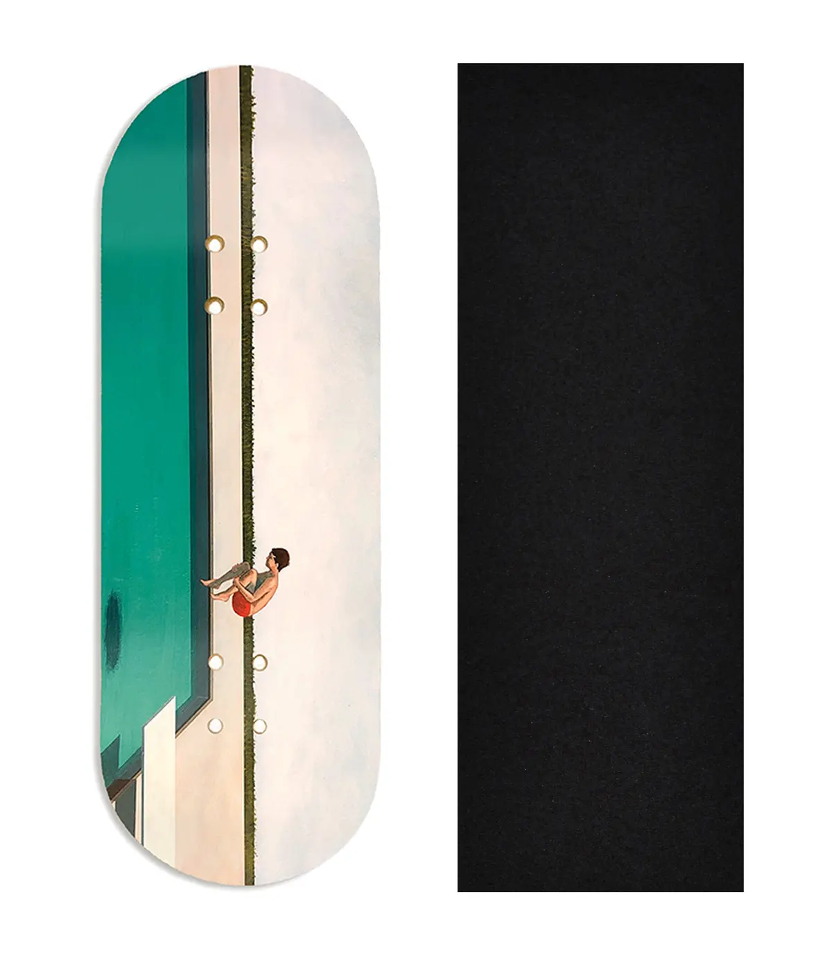 Heat Transfer Graphic Wooden Fingerboard Deck, Samual Walker - Entry #81 1