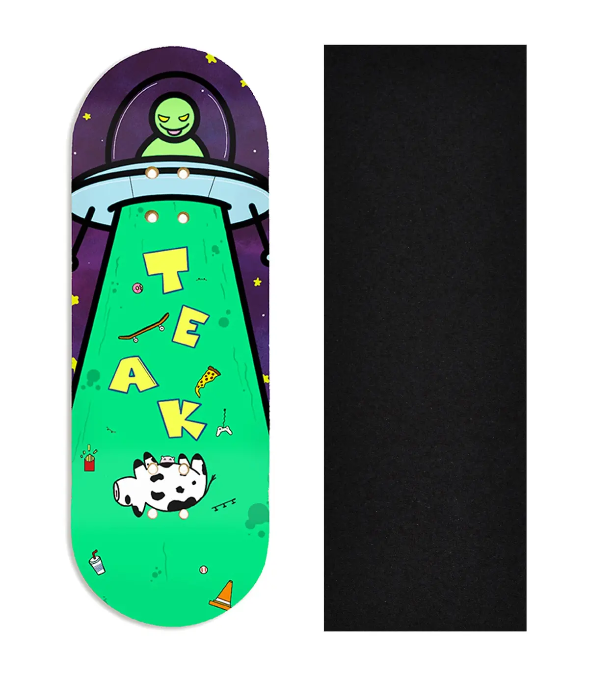 Heat Transfer Graphic Wooden Fingerboard Deck, @Plaguefingers - Entry#83 1