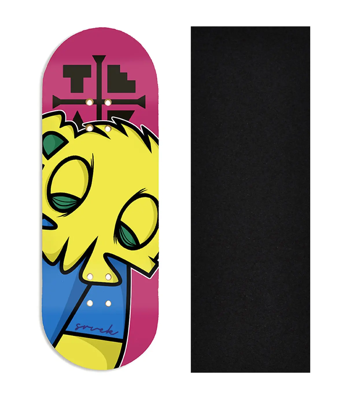 Heat Transfer Graphic Wooden Fingerboard Deck, @Prodbyswtchflp - Entry #112 1