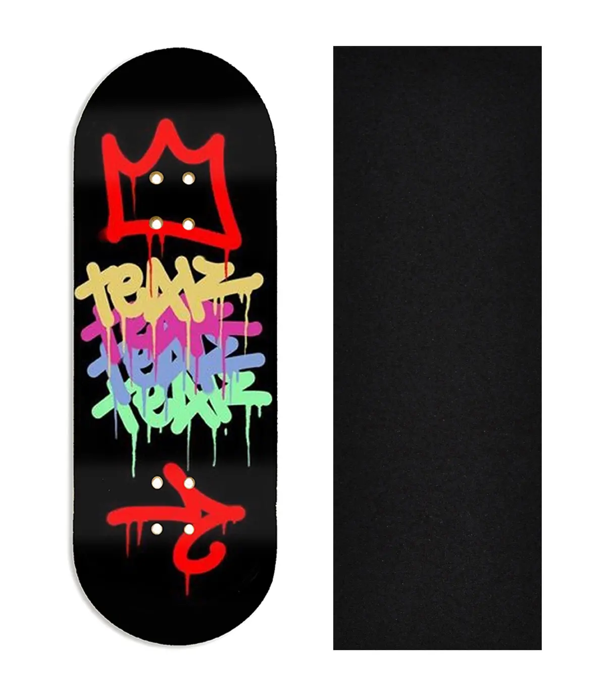 Heat Transfer Graphic Wooden Fingerboard Deck, @Dollhouse.Fb - Entry #140 1