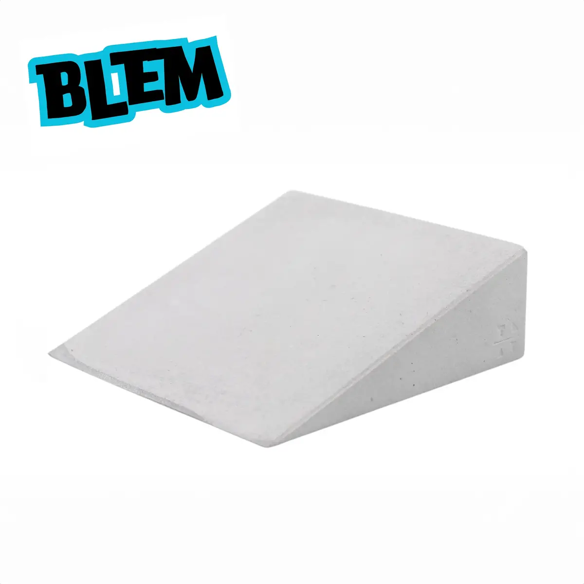 Blem Monument Series Concrete Lowboy 1.0 Kicker Ramp, Small - 1 Inch Tall, 3 Inches Long - "Sterling Gray" Colorway 1