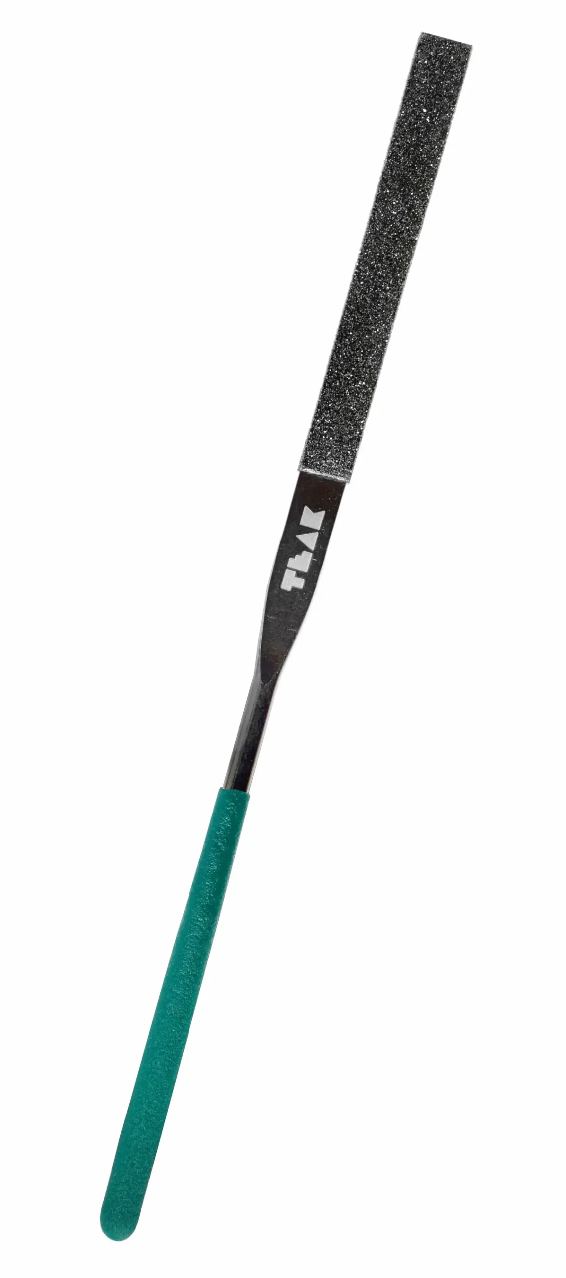 Pro Diamond Encrusted Needle File - Logo Engraved With Rubber Handle 1