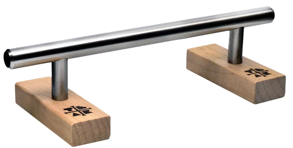 Prolific Series - Round Fingerboard Rail - Matte Silver Colorway - Mini Edition (7.25 Inch) 1