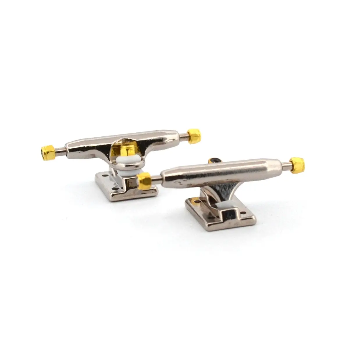 29Mm Prodigy Gen2 Pro Fingerboard Trucks - Silver Chrome Colorway - Includes Pro Duro Bubble Bushings 1