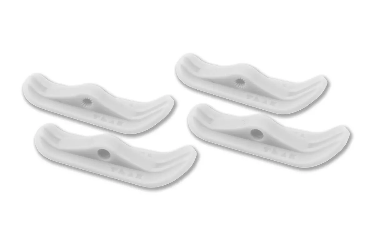 Finger Skis - 43 Mm Long - Upgraded Resin Construction - White Yeti Colorway 1