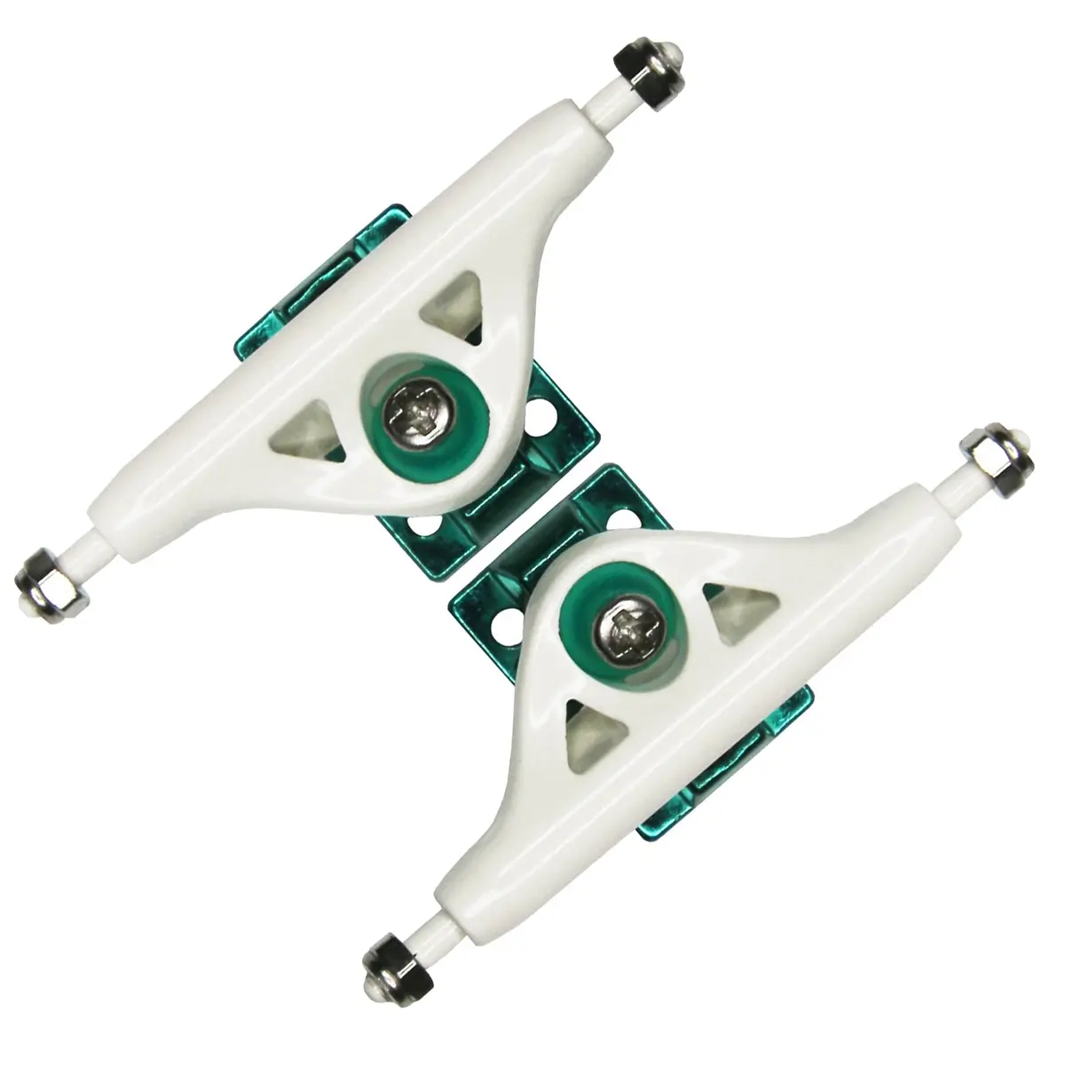 32Mm Obsius X Teak Pro Fingerboard Trucks - Limited Edition Teal And White Collab Colorway 1