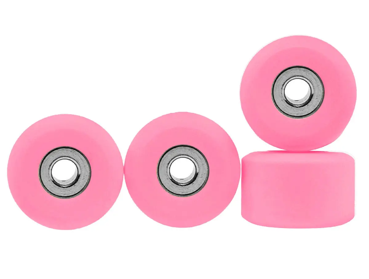 Apex New Street Wheels - 71D Urethane - Ultraspin Bearings - "Bubblegum" 1