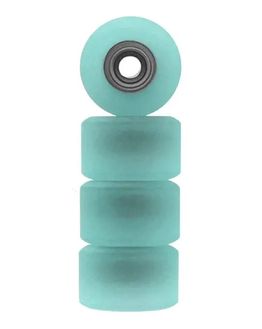 Apex New Street Wheels - 61D Urethane - Abec-9 Bearings - "Yeti Egg Blue" 2