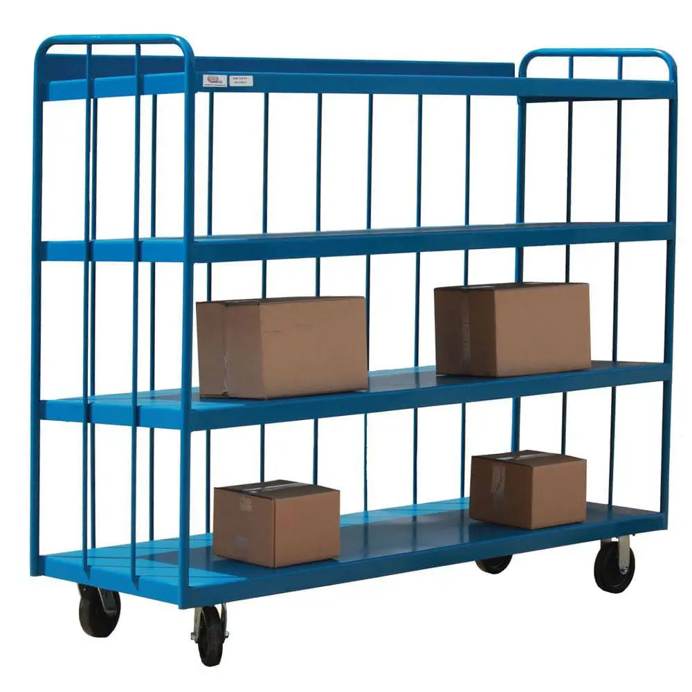 4 Shelf Stock Cart 1