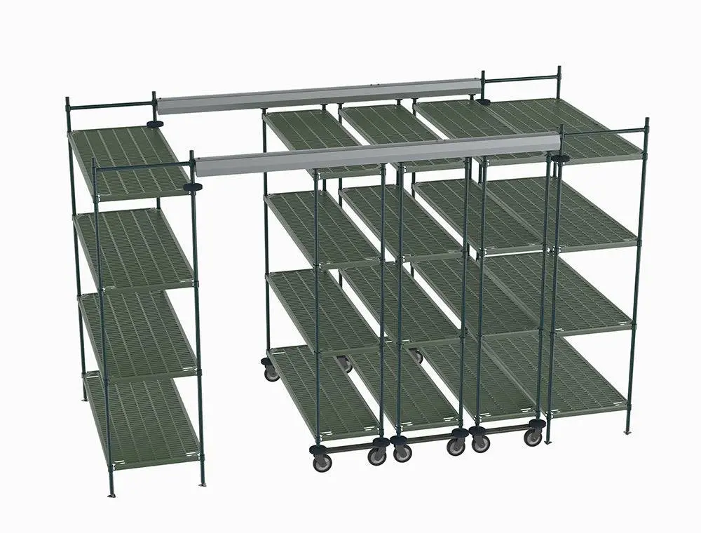 Metro - Top-Track Overhead Track Shelving Complete Kit 8