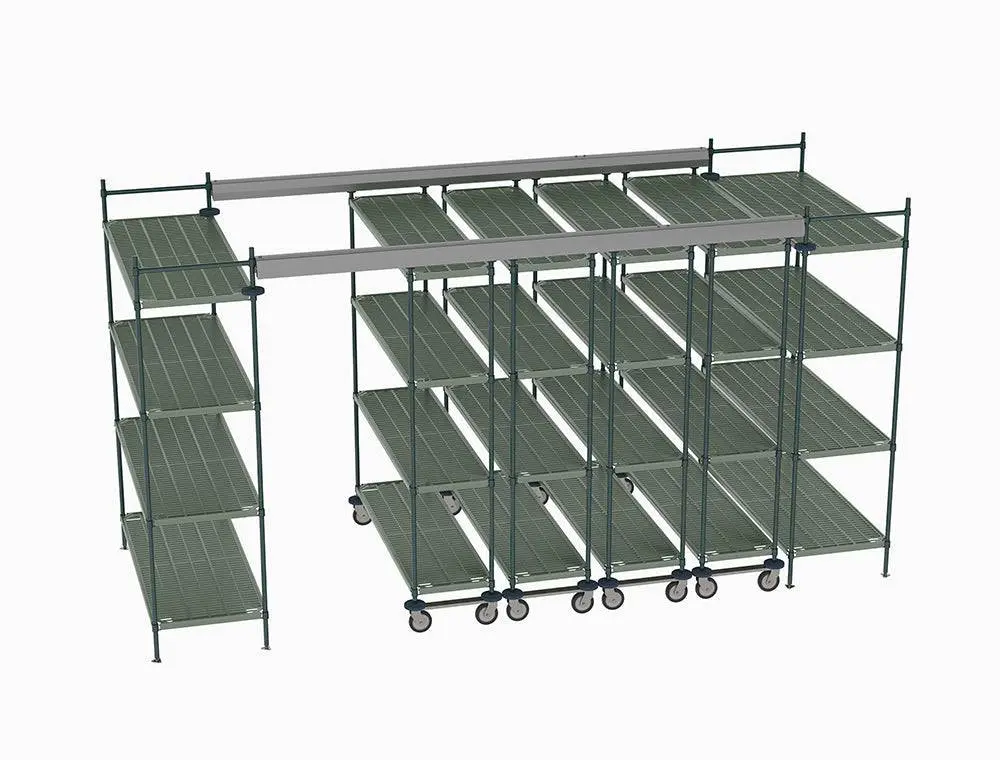 Metro - Top-Track Overhead Track Shelving Complete Kit 12