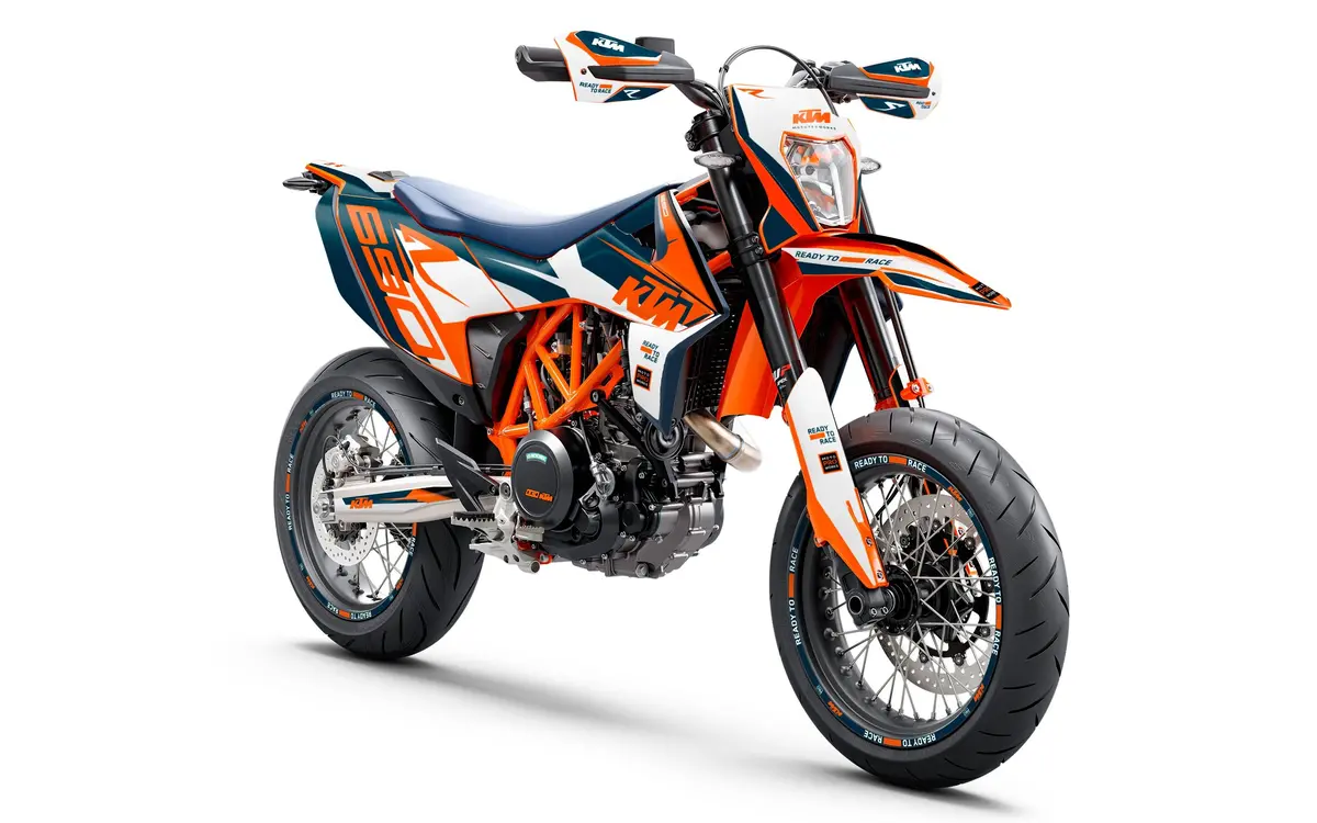 Ktm 690 Smc-R Graphics - "Tempest" (Blue) 2