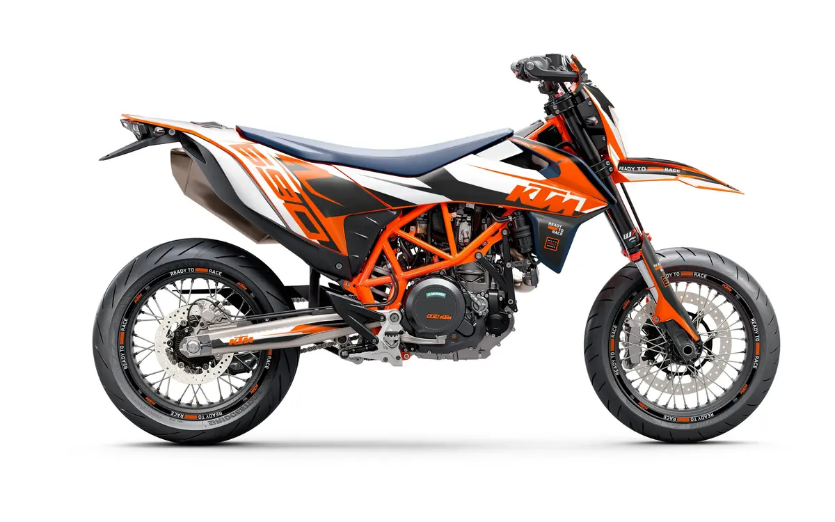 Ktm 690 Enduro Graphics - "Tempest" (White) 1