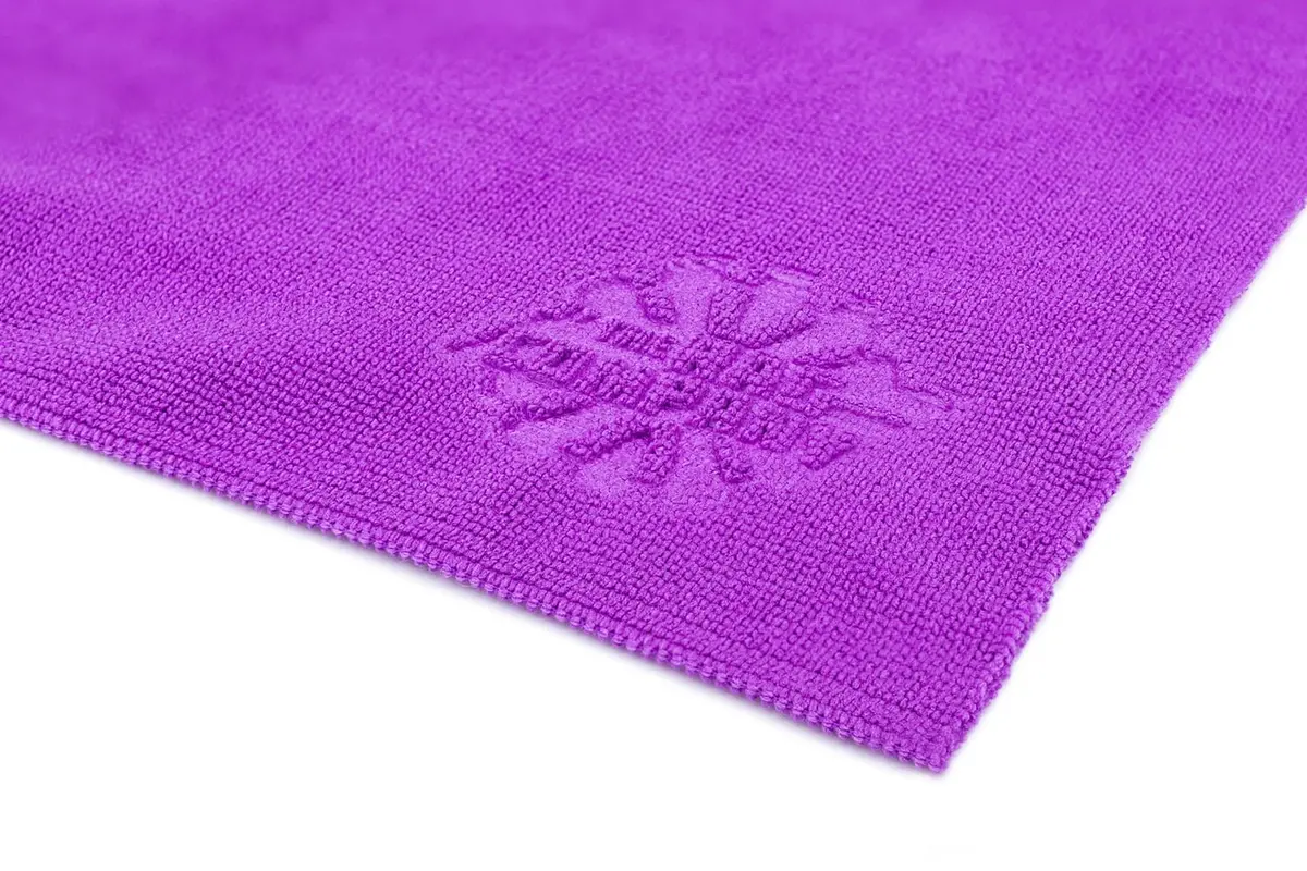 The Rag Company The Premium Pearl Microfiber Ceramic Coating Towel - Purple 2