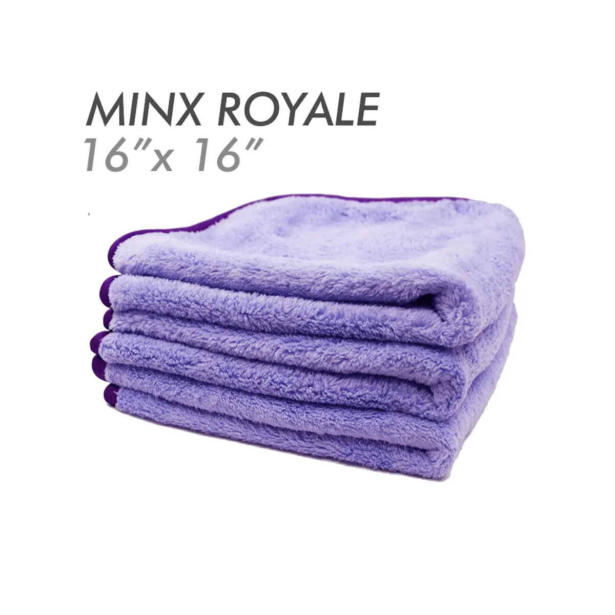 The Rag Company Minx Royale Coral Fleece 70/30 Microfibre Towel 1