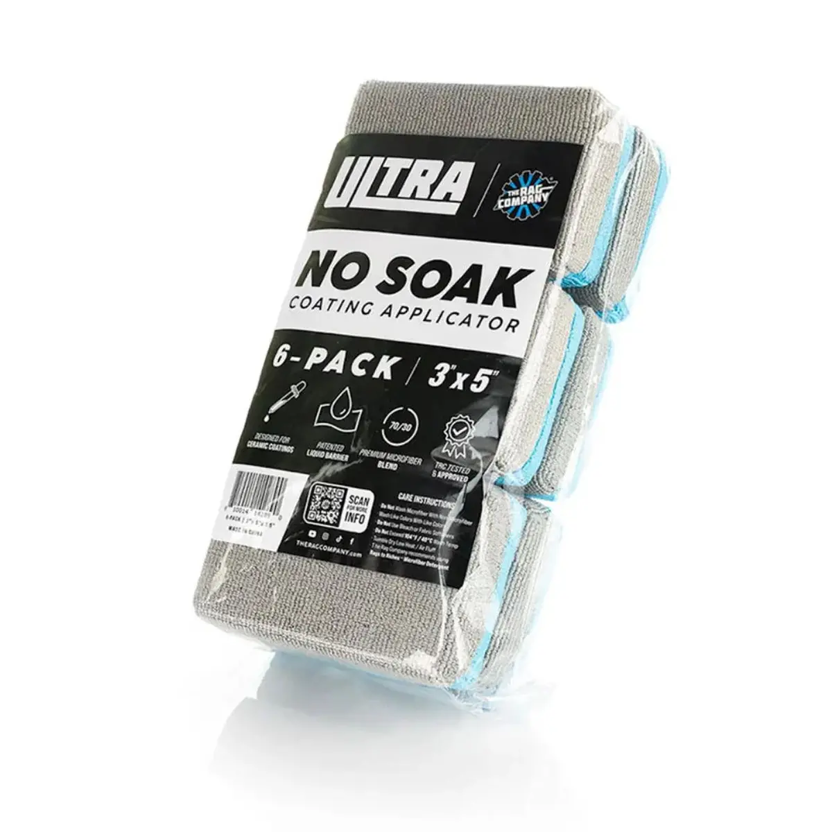 The Rag Company No Soak Coating Applicator - 6 Pack 1