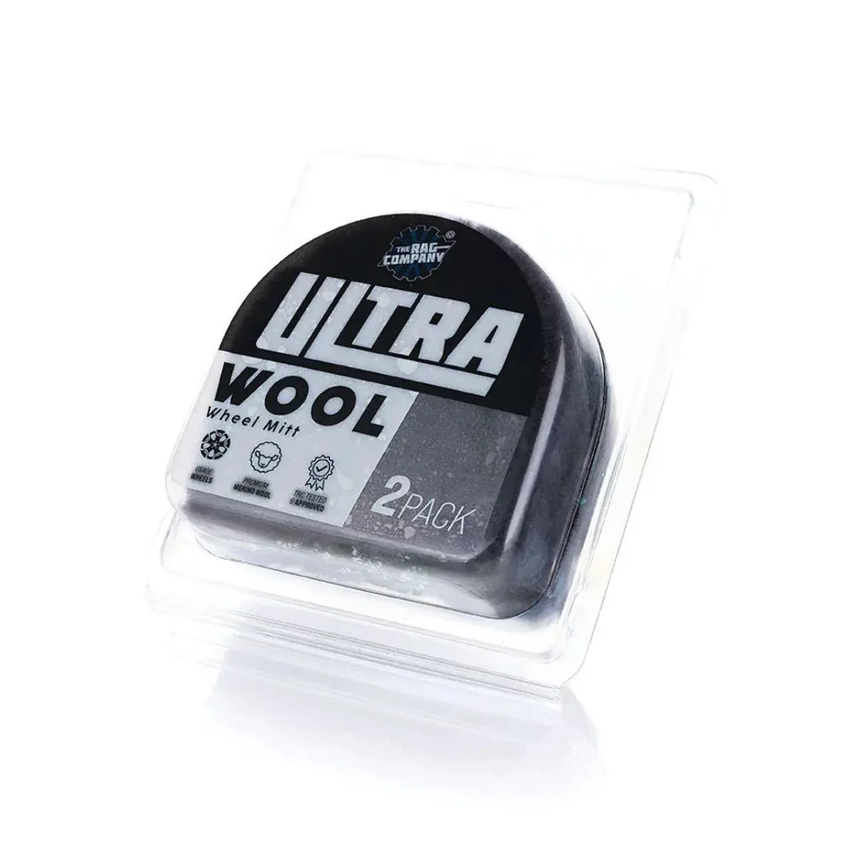 The Rag Company Ultra Wool Wheel Mitt - 2 Pack 1