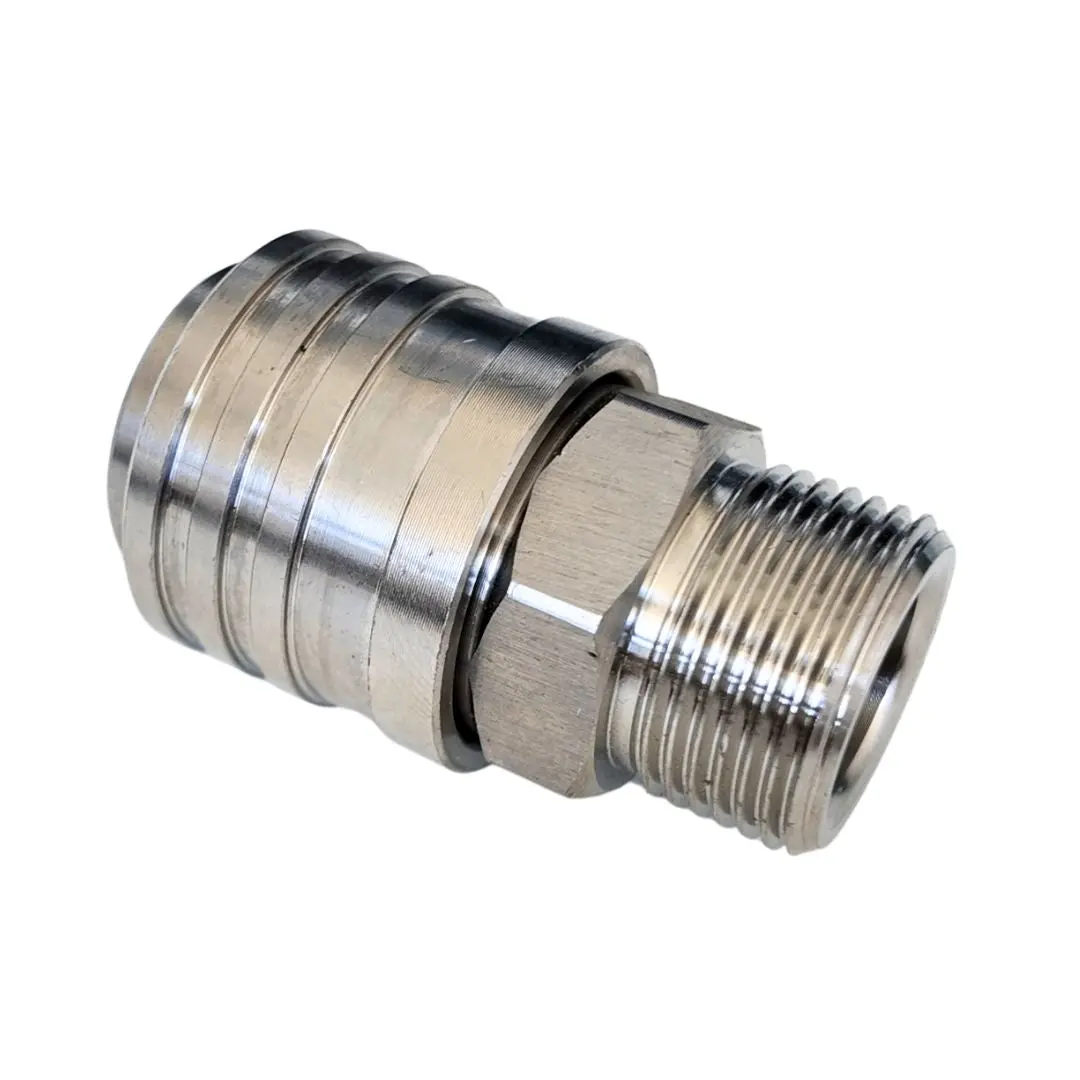 Cleanskin M22 (M) To 3/8 (F) Auto Lock Quick Connect Coupler - Cs002 1