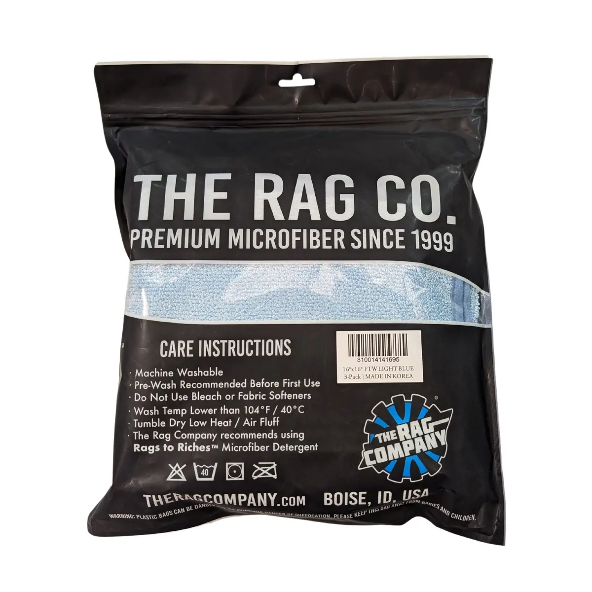 The Rag Company Premium Ftw Twist Loop Glass Towel 4