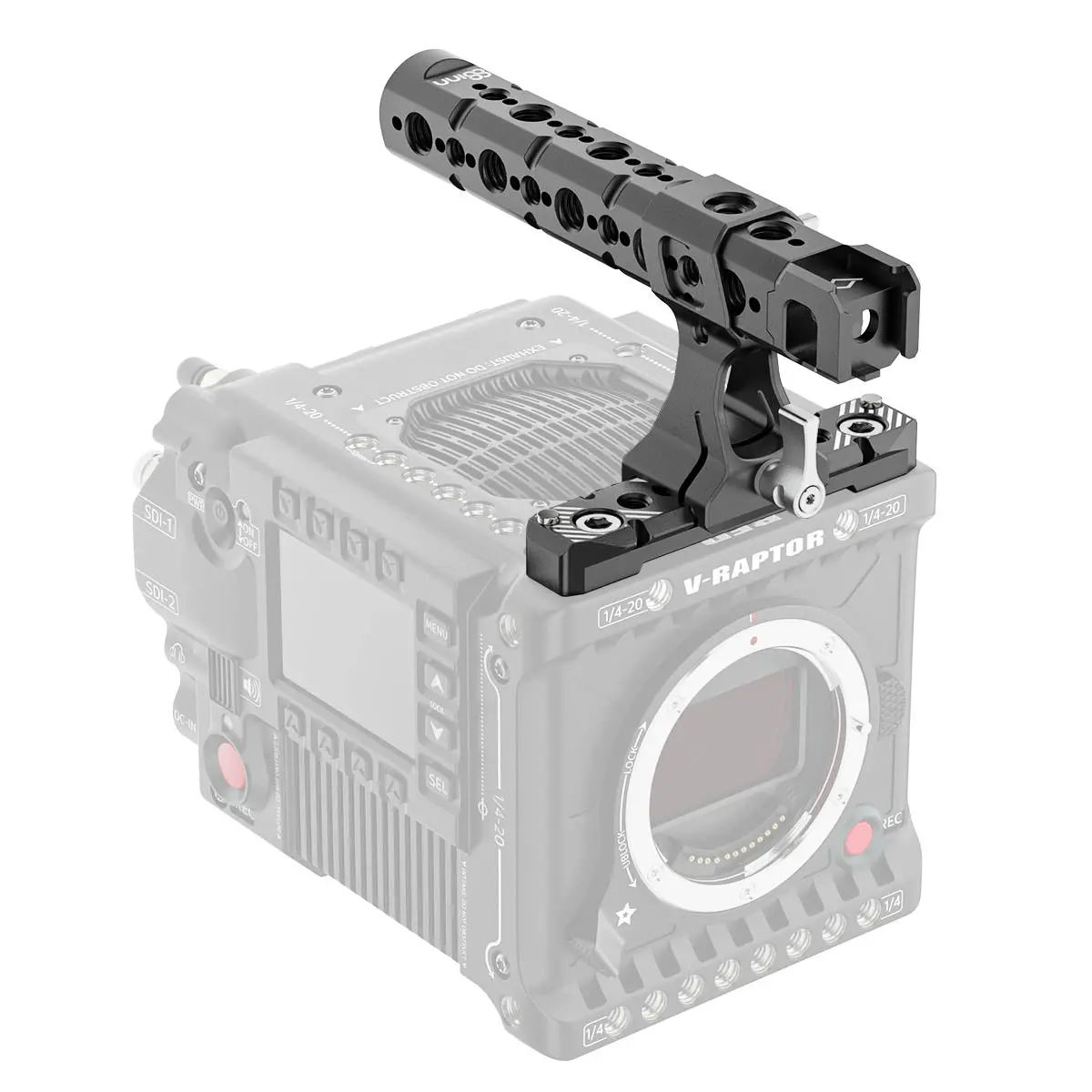 Top Handle Pro V2 + 8Sinn Nato Rail For Red Komodo / Komodo-X / V-Raptor 1