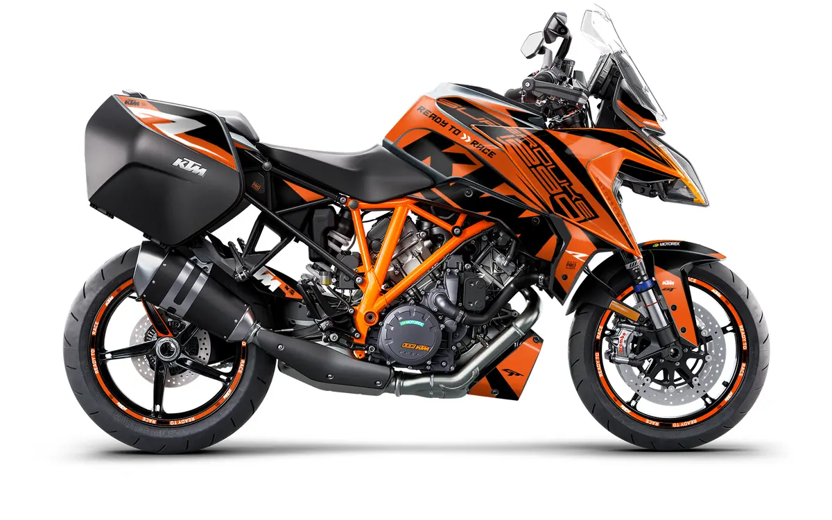 Ktm 1290 Super Duke Gt 2019-2024 Graphics - "Torque" (Orange) 1