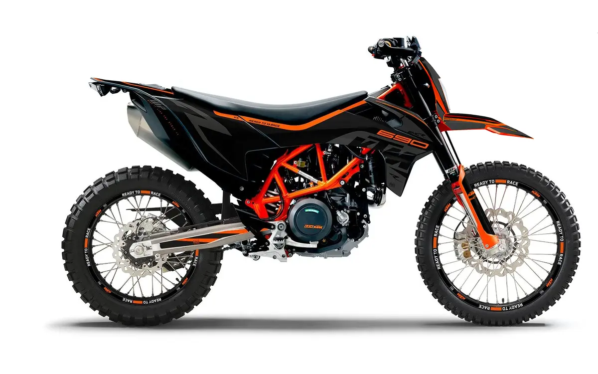 Ktm 690 Enduro R Graphics - "Torque" (Solid/Grey/Black) 1