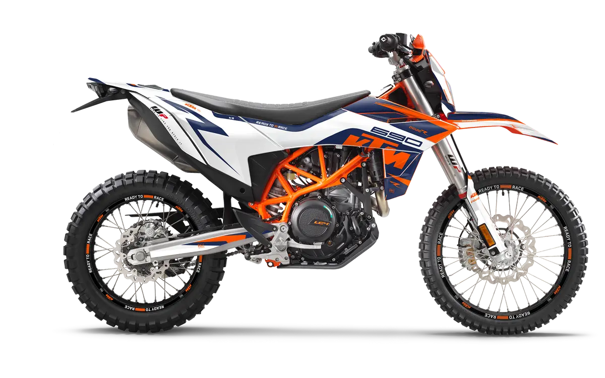Ktm 690 Enduro R 2026 Graphics - "Torque" (White/Blue) 1