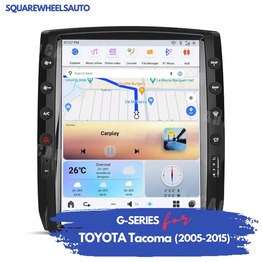 Toyota Tacoma (2005–2015) Android Head Unit | Squarewheels G-Series 1