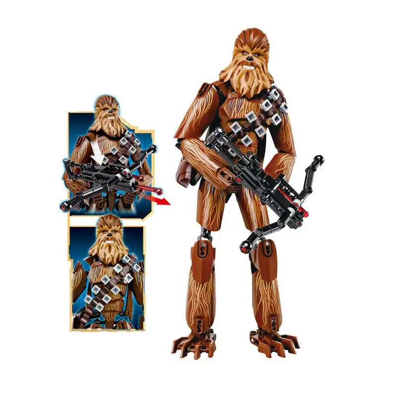 Figura De Ação Chewbacca - Lego Star Wars 1