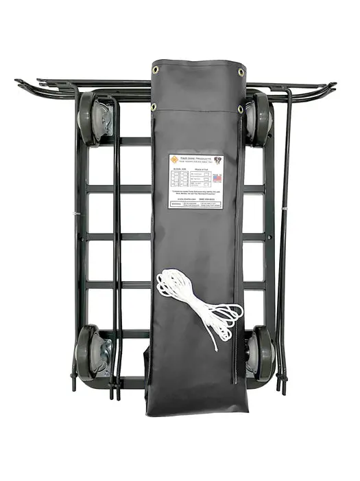Vinyl Basket Truck With Antimicrobial Liner - 16 Bushel - Knocked Down 1
