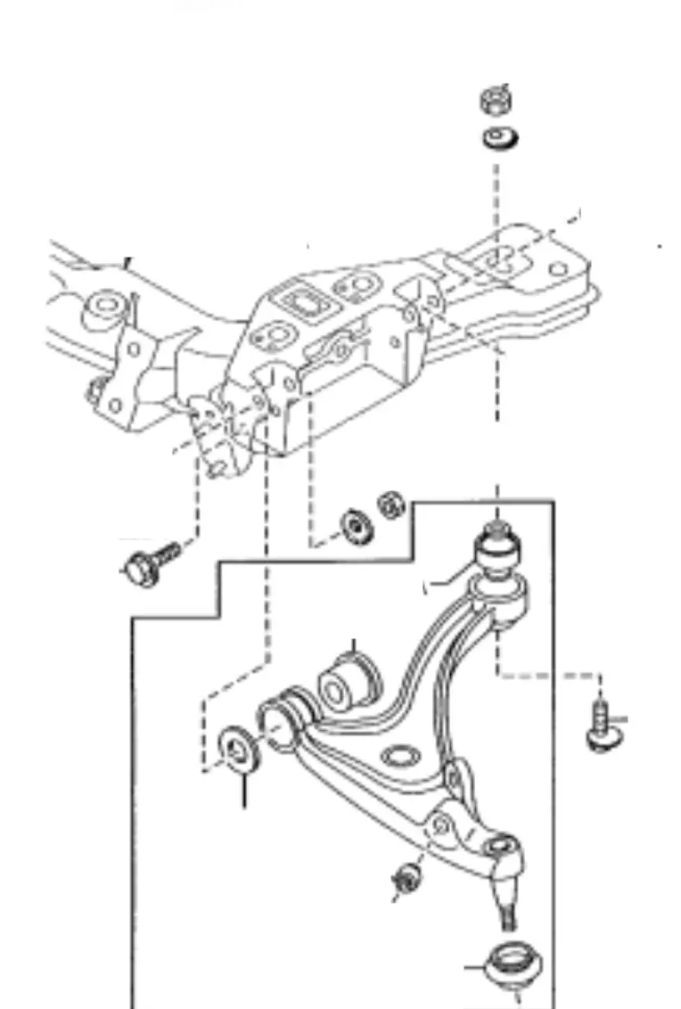 Mazda Rx8 Lower Suspension Wishbone 4
