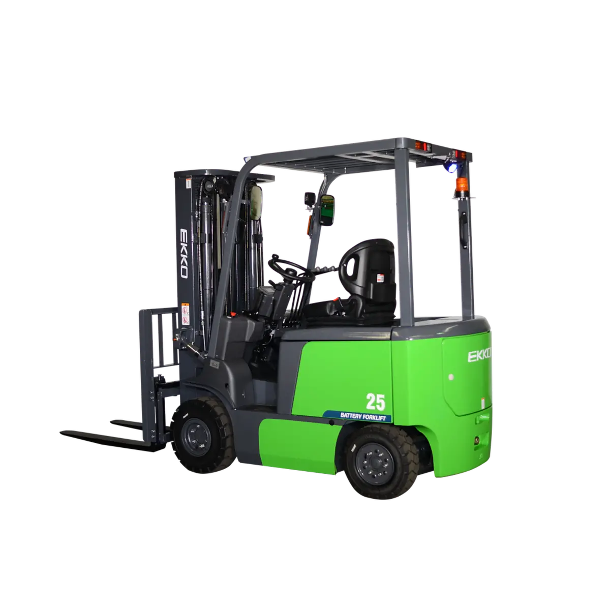 Ekko Ek25t-Li Lithium Powered Forklift, 5000 Lbs. Capacity. 1