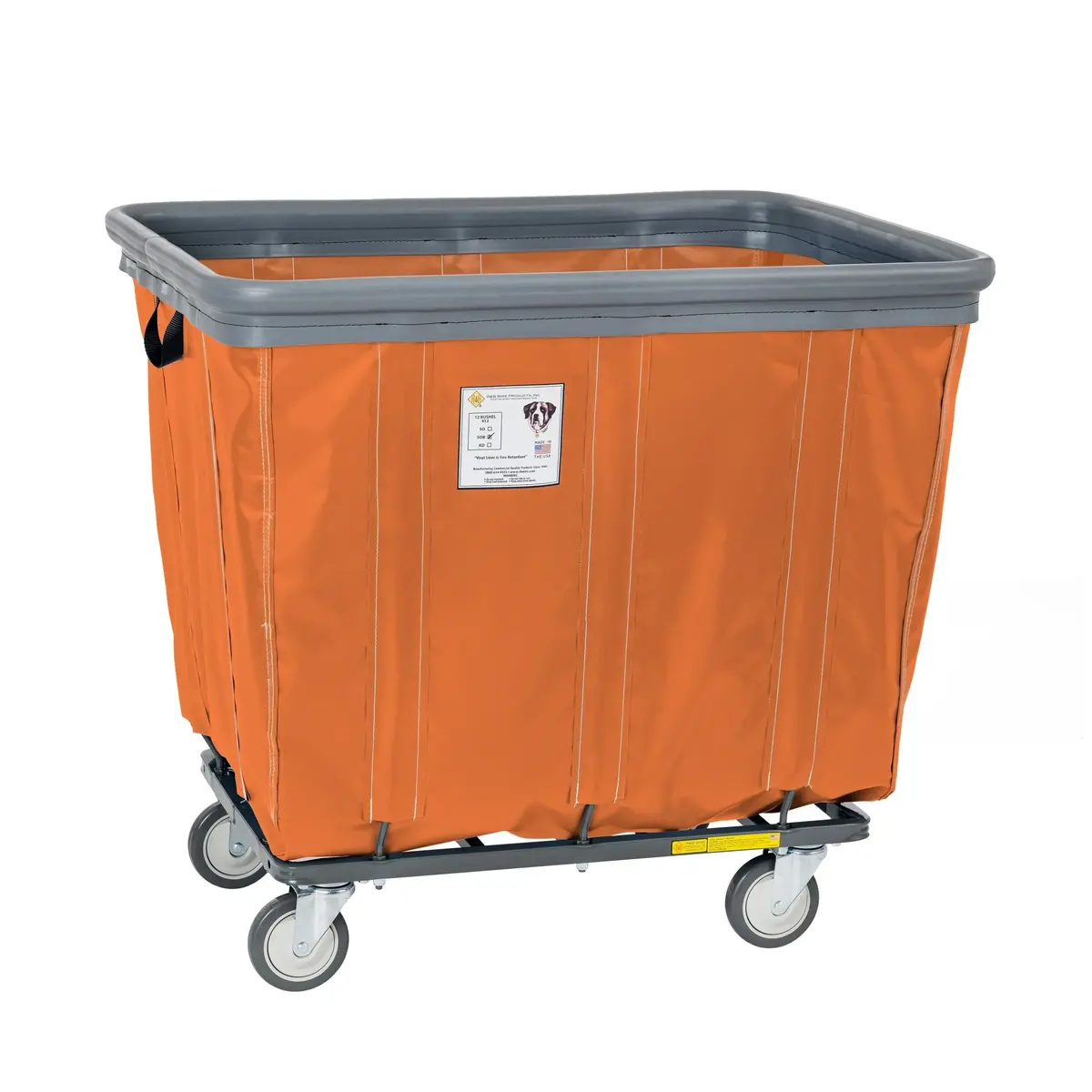 Vinyl Basket Truck With Bumper - 14 Bushel 6