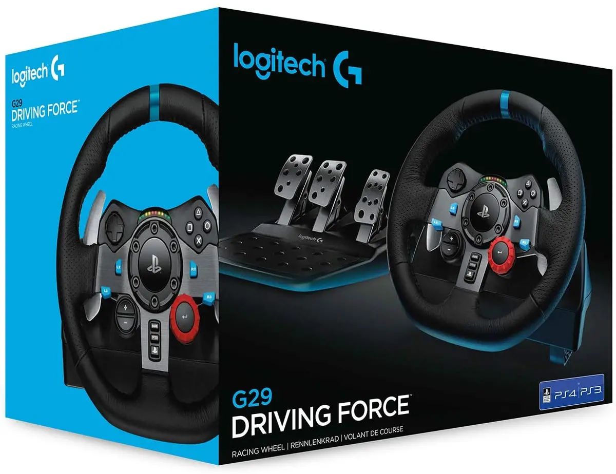 Volante E Pedais Logitech G29 Ps5/Ps4/Ps3/Pc - Novo 2