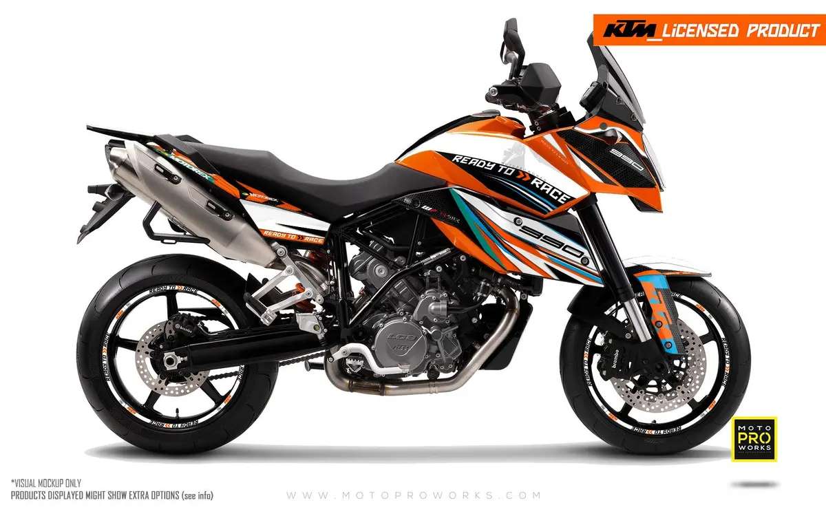 Ktm 990 Sm / Smr / Smt Graphics - "Vortex" (Qster) 1