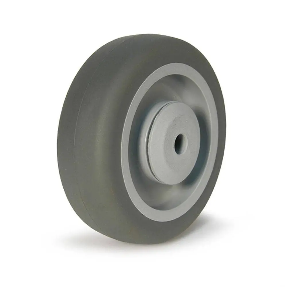 3-1/2" Gray Thermoplastic Rubber Wheel - 220Lb. Capacity 1