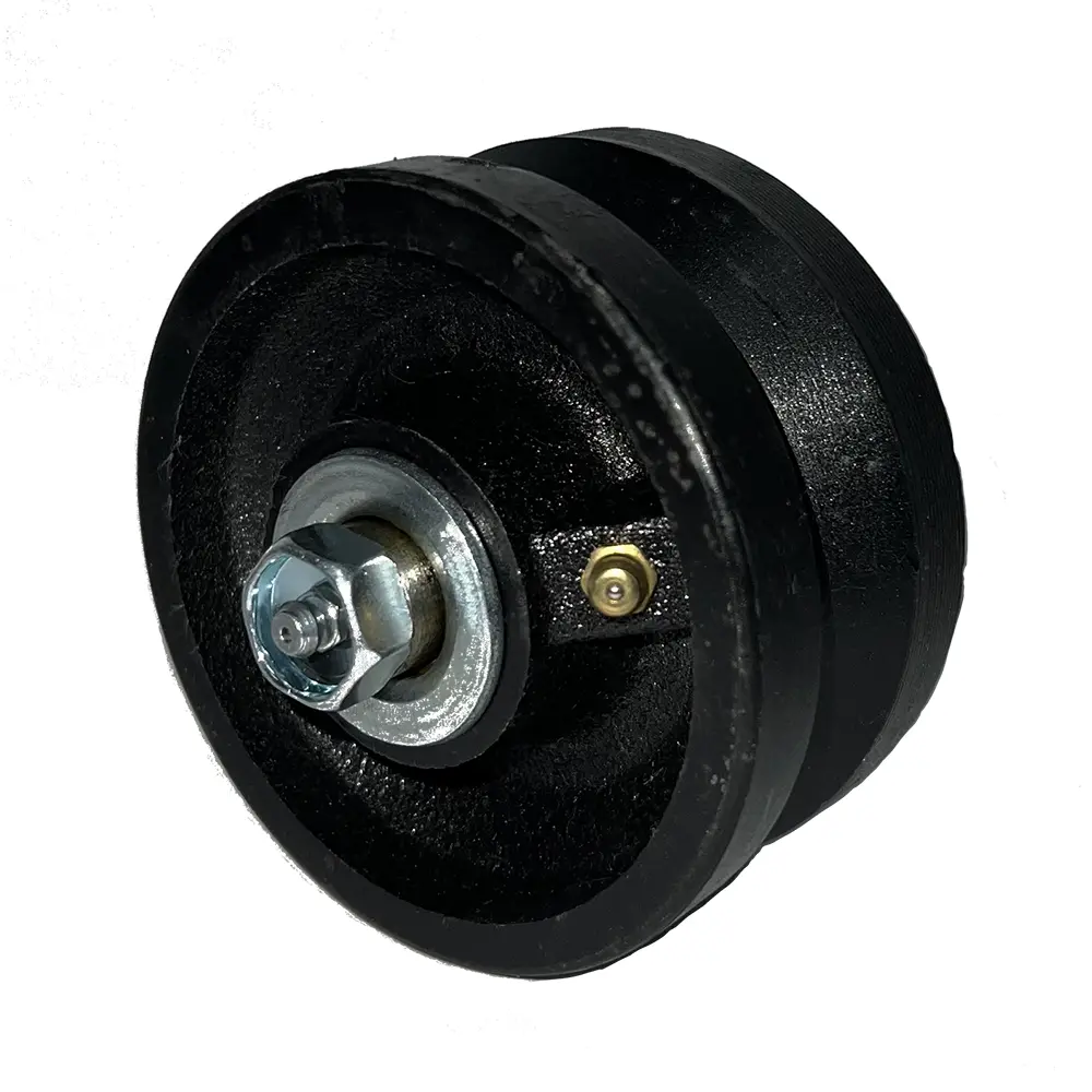 4" X 2" V-Groove Wheel, 3/4" Bearing W/ 1/2" Id Spanner Bushing, 800 Lbs. Capacity 1
