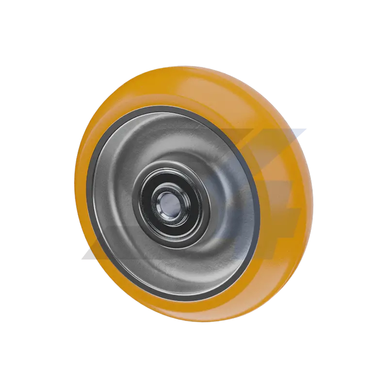 5 X 1-1/4" Poly On Aluminum Wheel - W020.568 1