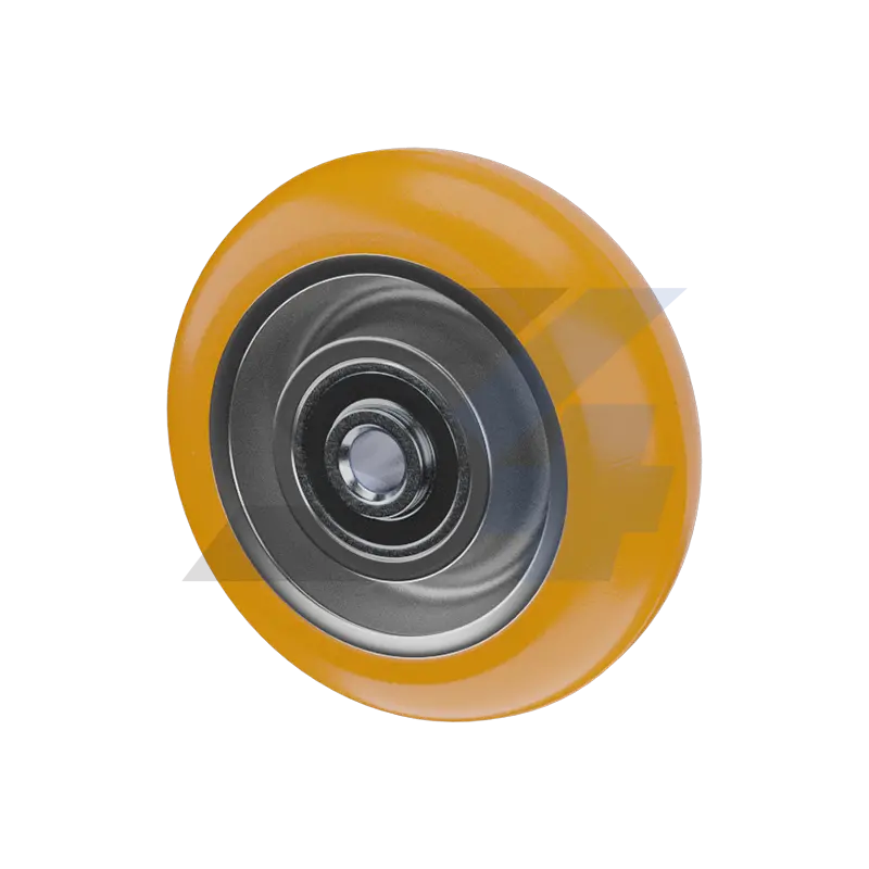 4 X 1-1/4" Poly On Aluminum Wheel - W020.569 1