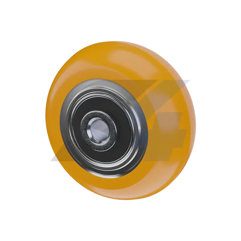 3 X 1-1/4" Poly On Aluminum Wheel - W020.56A 1