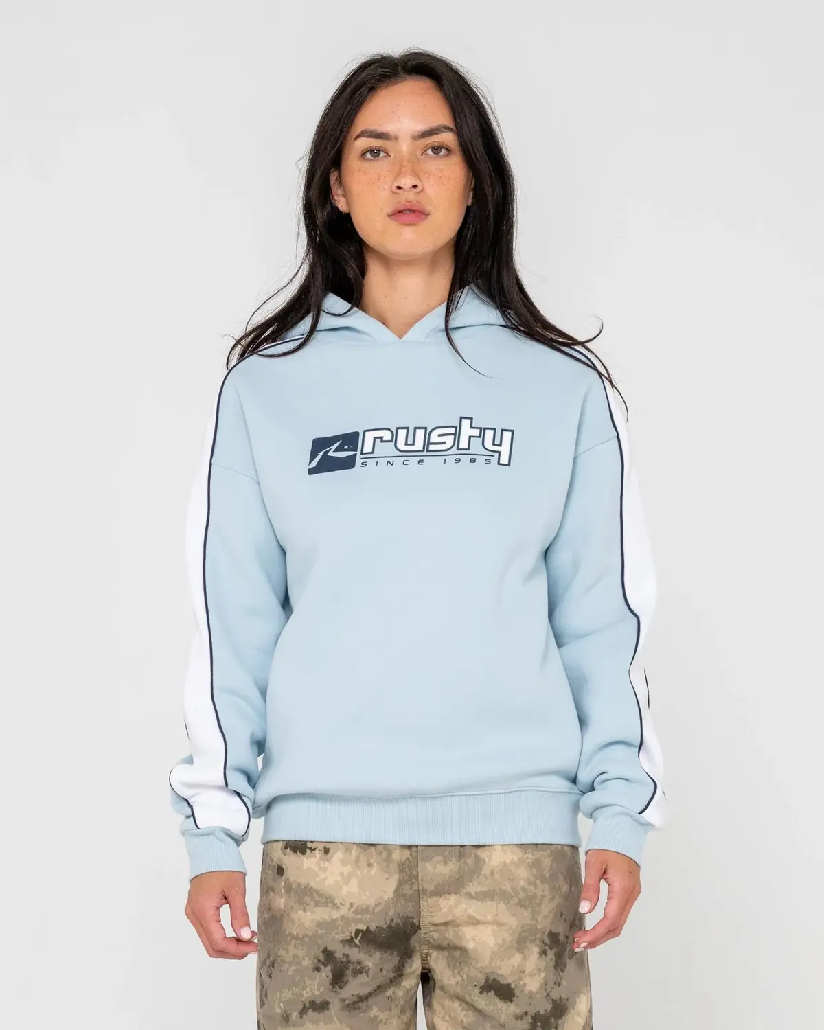 Rusty Hailstone Oversized Fleece Hoodie 1