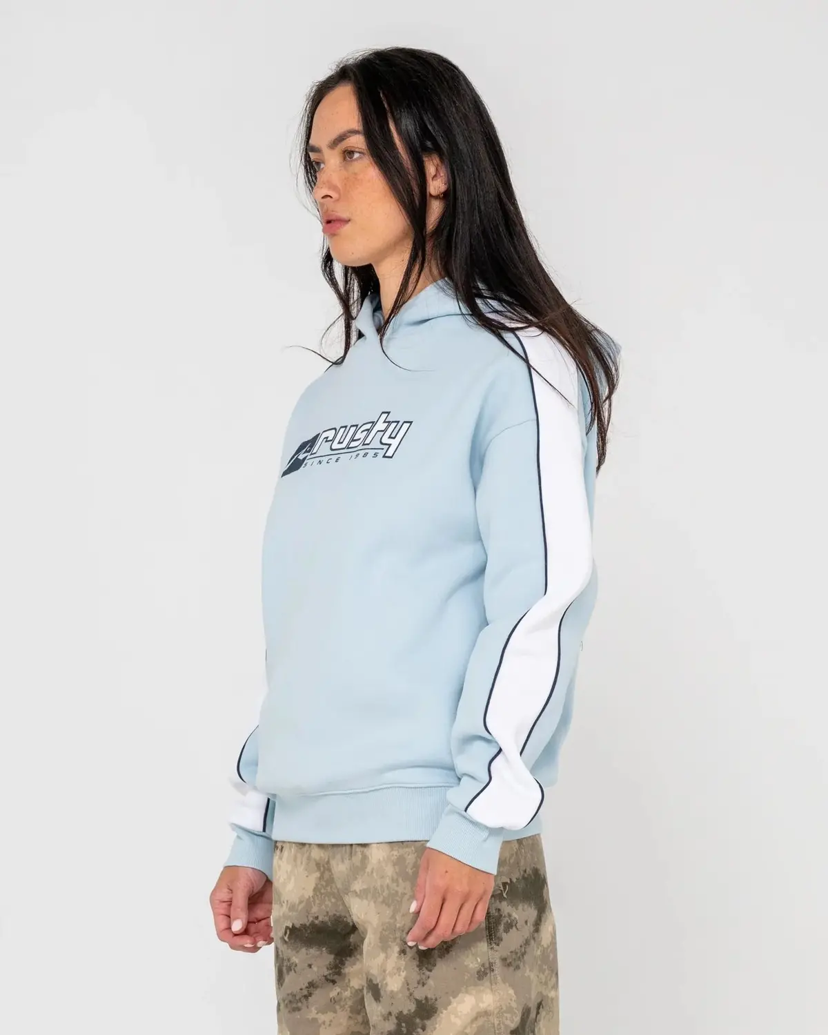 Rusty Hailstone Oversized Fleece Hoodie 3