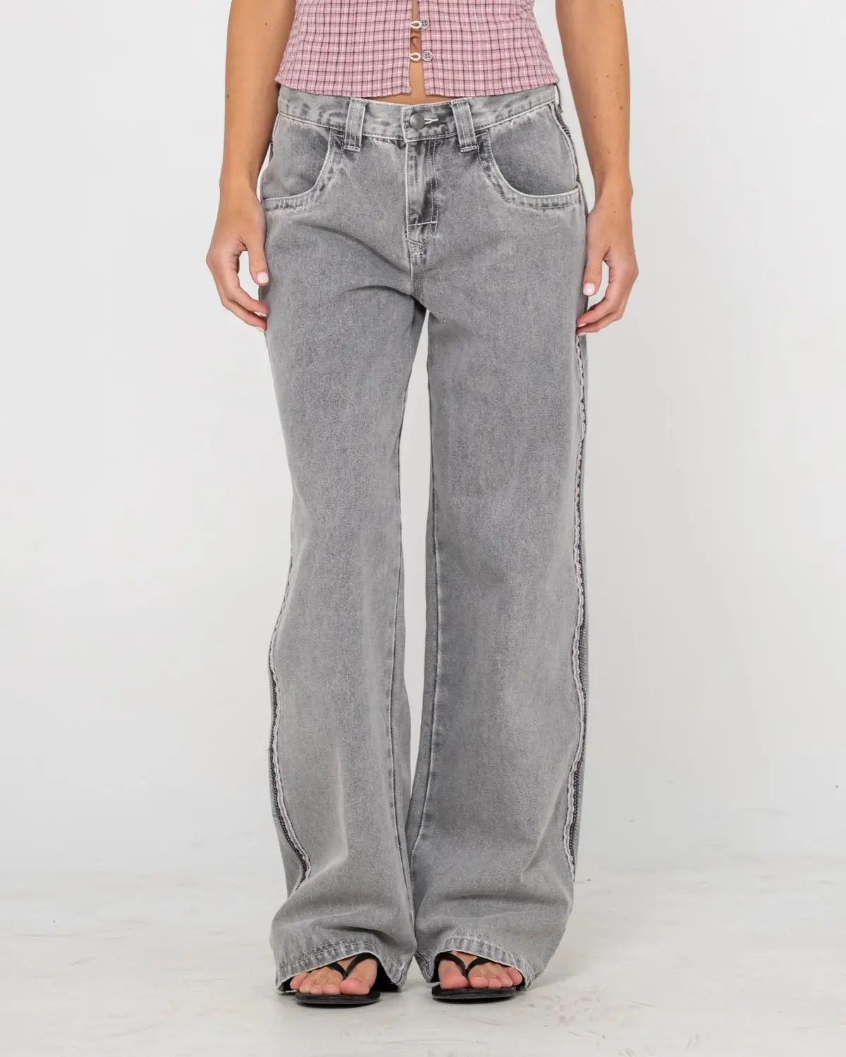 Rusty Flip Mommy Low Rise Baggy Jean 1